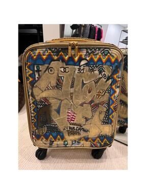 CHANEL - *Authentic* 2019 * *RARE** Pre Fall Graffiti Trolley, Gold/Multi